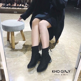 Boots da lộn cổ ngắn