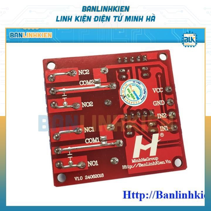 Mạch Relay Mini 2 Kênh 12V RL-M2-12V