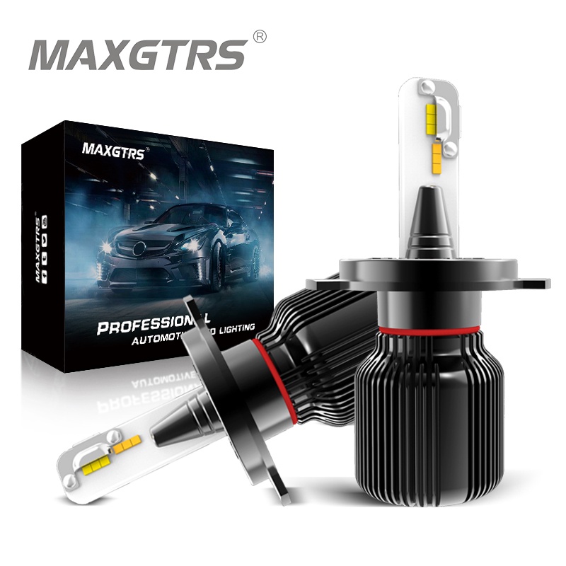 Set 2 Đèn Pha LED H1 H4 Hi / Low HB2 H7 H8 H11 9006 HB4 9005 HB3 Ánh Sáng Trắng / Vàng 3000k 6000k Cho Xe Hơi