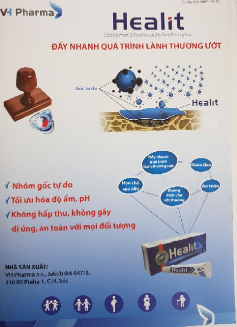 Kem liền vết thương nhanh, chống sẹo lõm HEALIT 5g | BigBuy360 - bigbuy360.vn