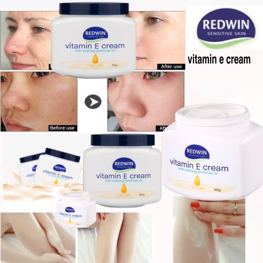 [DATE MỚI Kem Dưỡng Ẩm Redwin Vitamin E Cream 300g Úc Chính Hãng - c