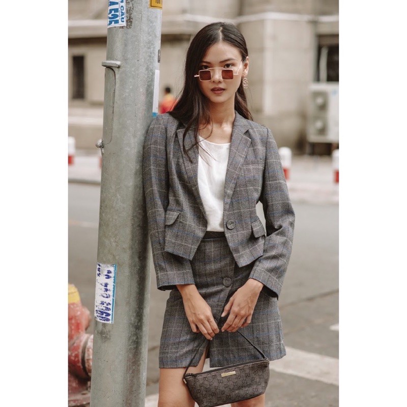 Áo blazer dáng crop Monotalk size M new