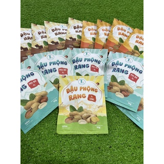 Đậu phộng rang đủ vị (Vị Bạc hà, Sô-cô-la, Gừng, Muối sấy, Mix đủ vị)