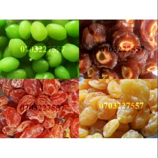( MIỄN SHIP Ở HCM) 1KG Ô mai xí muội gồm 3 vị ngon rẻ( Đào hồng/ đào xanh/ đào chẻ) mứt/ tết/ mơ hồng/ đào bổ