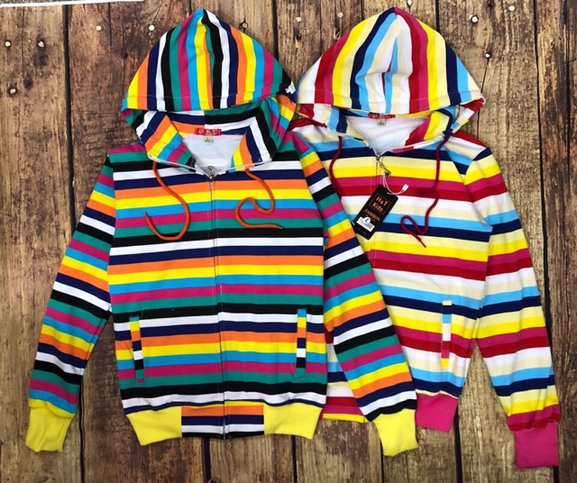 Áo khoác sọc cầu vồng | BigBuy360 - bigbuy360.vn