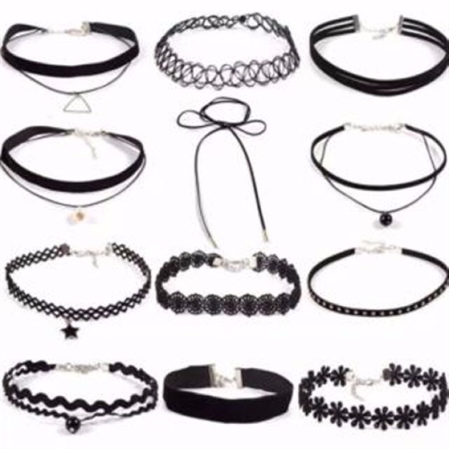 Bộ 12 vòng cổ choker