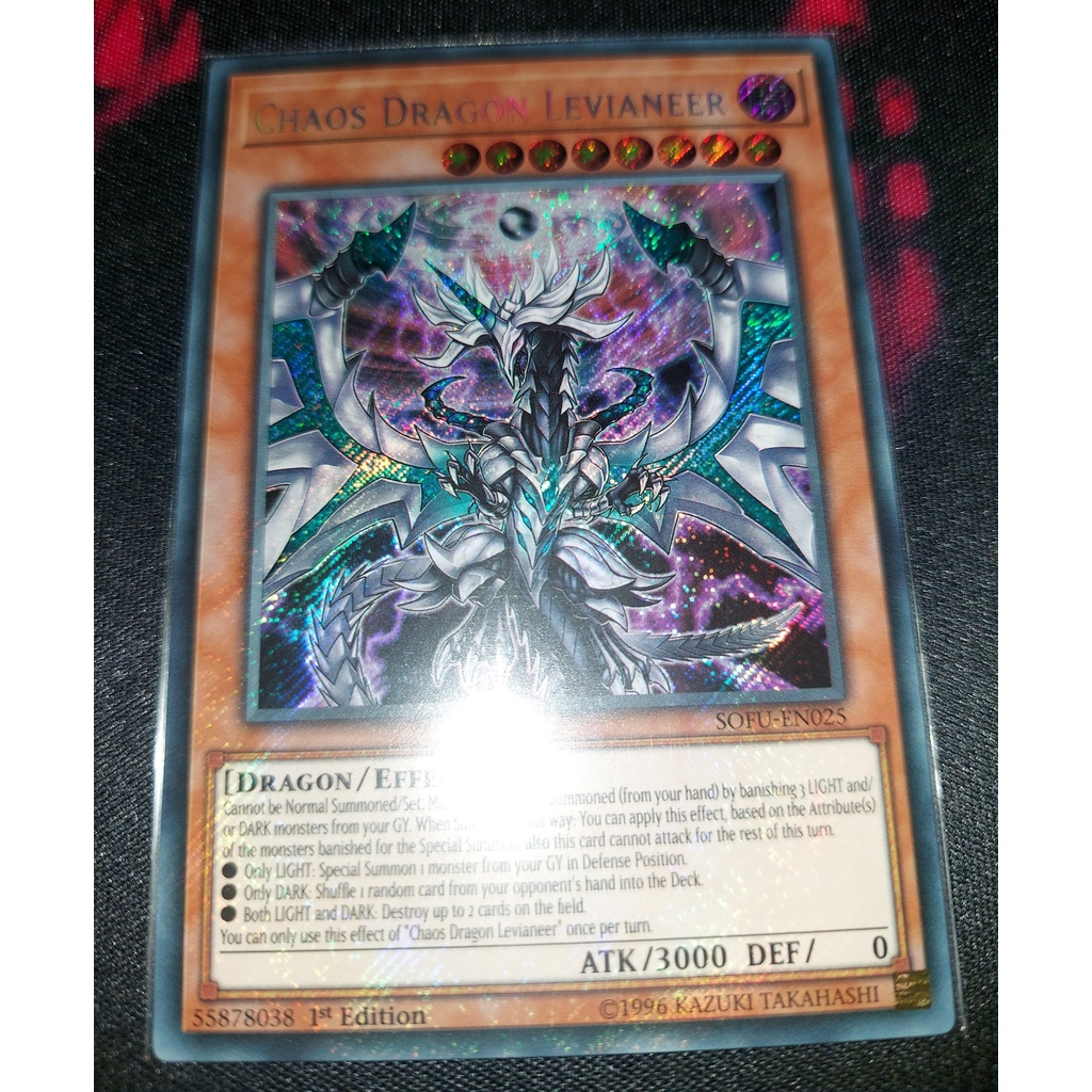 Thẻ Bài Yugioh: Chaos Dragon Levianeer - SOFU-EN025 - Secret Rare 1st Edition