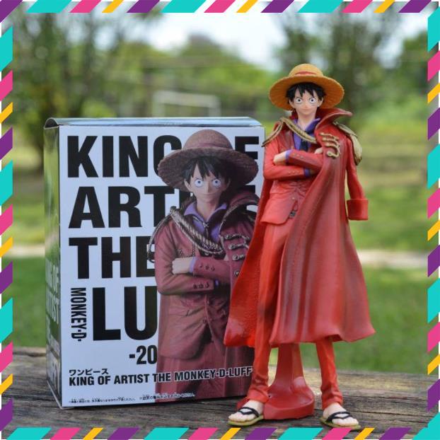 Mô hình One Piece luffy Mũ Rơm Áo Choàng Đỏ - Hàng Cao Cấp, Cao 25cm - Tượng  Figure Mô Hình One Piece