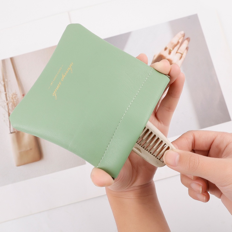 [Portable Small PU Cosmetic Bag ] [Travel Portable Toiletries Lipstick Storage Bag] [Women Waterproof Makeup Bags Coin Bag]