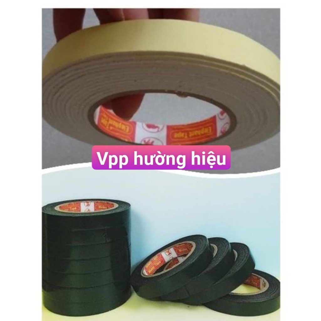 1 cuộn băng dính xốp 2 mặt 1.5 p