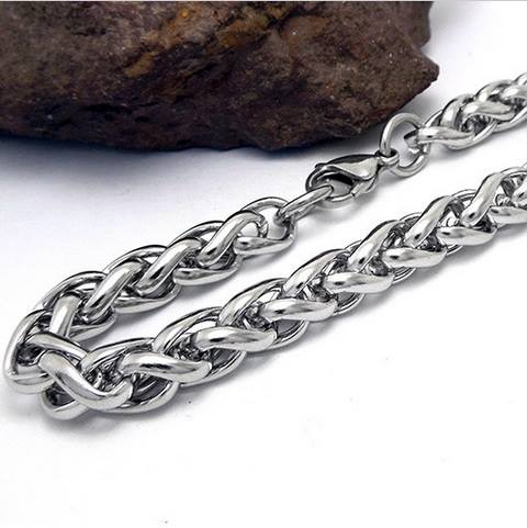 Lắc tay nam inox kiểu bông dừa to 7ly sang đẹp, không đen đem lại vẻ đẹp đẳng cấp, phong độ cho người đeo