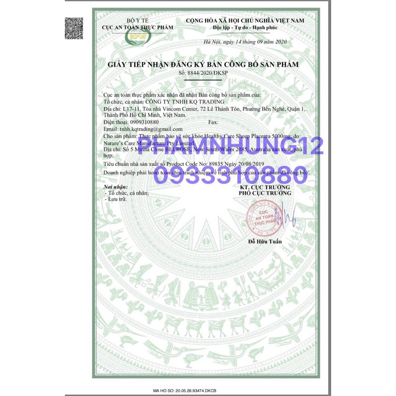 Nhau Thai Cừu Healthy Care 5000mg 100 Viên Của Úc. | BigBuy360 - bigbuy360.vn