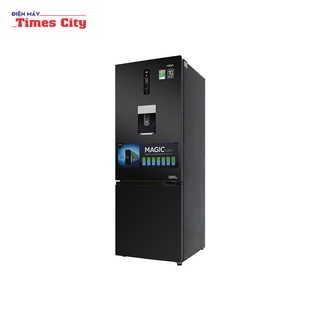 Tủ lạnh Aqua Inverter 327 lít màu sơn đen AQR-IW338EB.BS