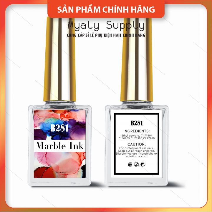 Set Cồn Loang Nail B281 12 Màu 15ml SP000186