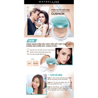 PHẤN NƯỚC  BB CUSHION MATTE SIÊU MỊN TONE Nude