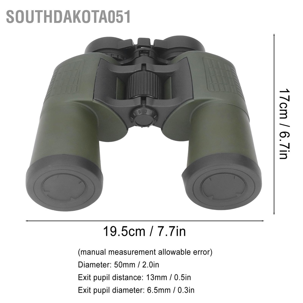 Hàng Sẵn Ống Nhòm Tầm Nhìn Ban Đêm Chất Lượng Cao 10x50 Chuyên dụng du lịch, dã ngoại, đi rừng, săn ong【Southdakota051】
