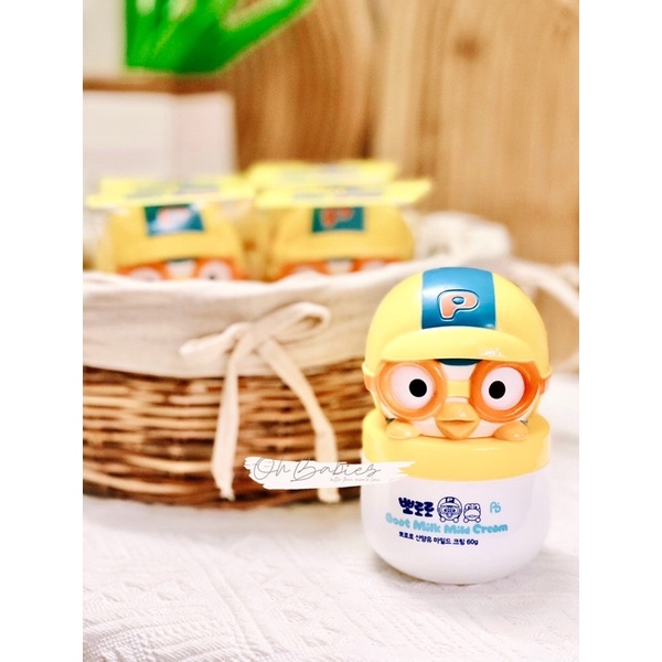 Kem Dưỡng Da, Kem Nẻ Hàn Quốc Cho Bé Pororo Goat Milk Mild Cream [OH BABIES]