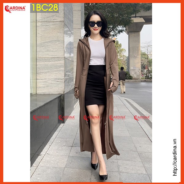 Áo Chống Nắng Nữ CARDINA Dáng Dài Liền Thân 2 Lớp Chất Thun Lạnh Cao Cấp Chính Hãng Hàng Hè 2021 | BigBuy360 - bigbuy360.vn