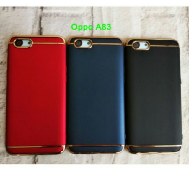 OPPO A83 ốp lưng doanh nhân ráp 3 mảnh plastic cao cấp