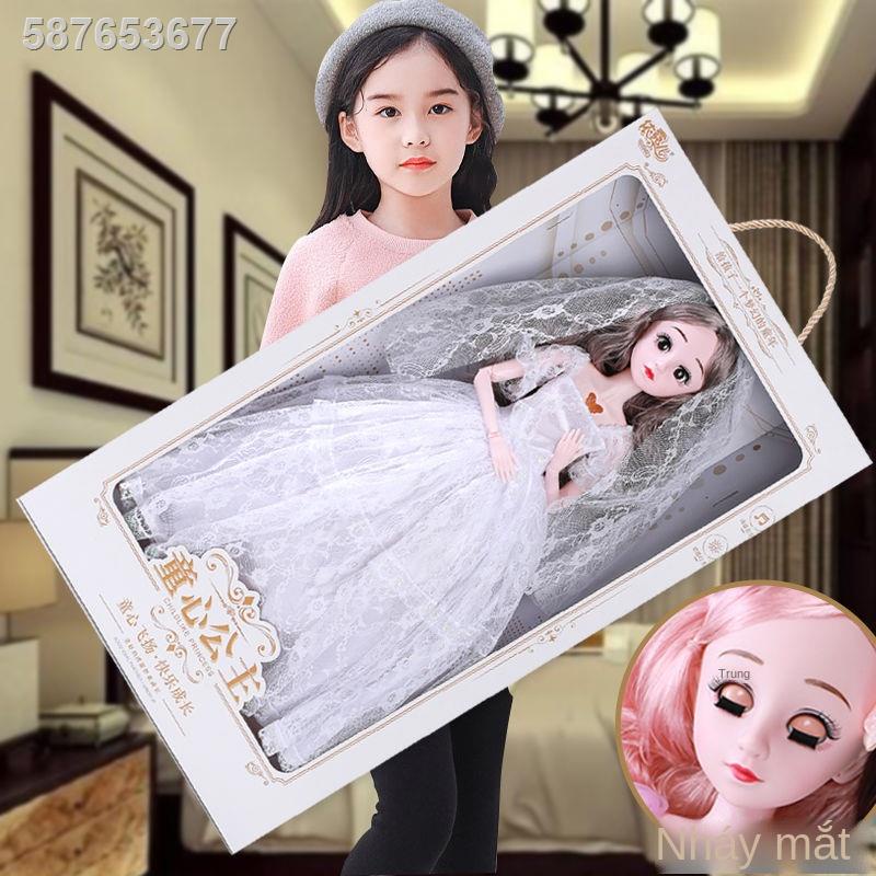 wwBộ Hộp Quà Cưới Búp Bê Barbie Tina Lớn 60cm Cô Gái Biết Nói Công Chúa Đồ Chơi Trẻ Em