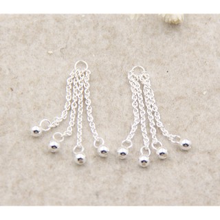 Charm bạc s925 Tua rua CH132