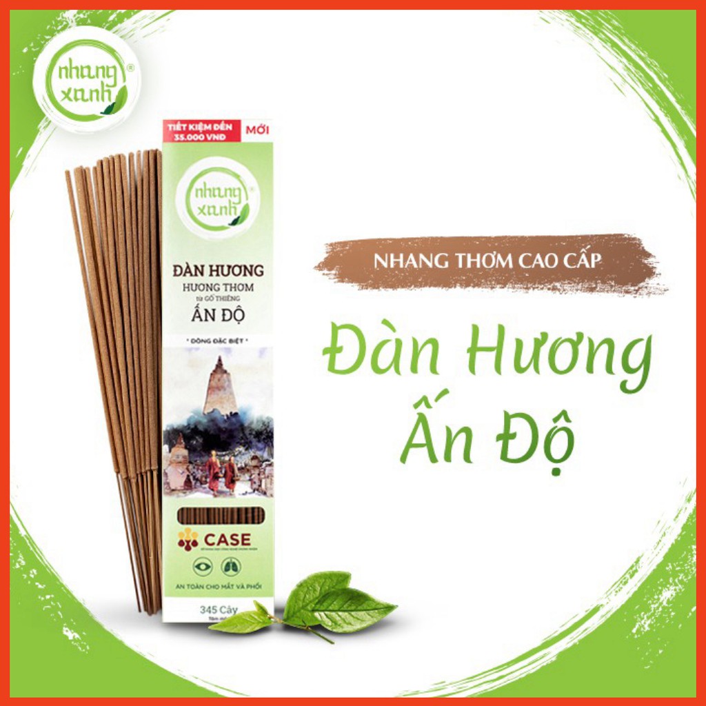 Nhang Xanh Đàn Hương - 40cm - 500g - Nhang Thiền