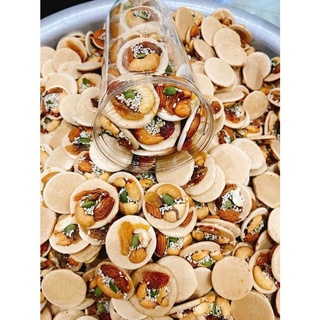 500g bánh đồng tiền mix hạt thậm cẩm