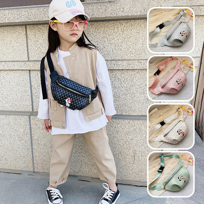 Túi bao tử in họa tiết đáng yêu thời trang cá tính cho bé gái