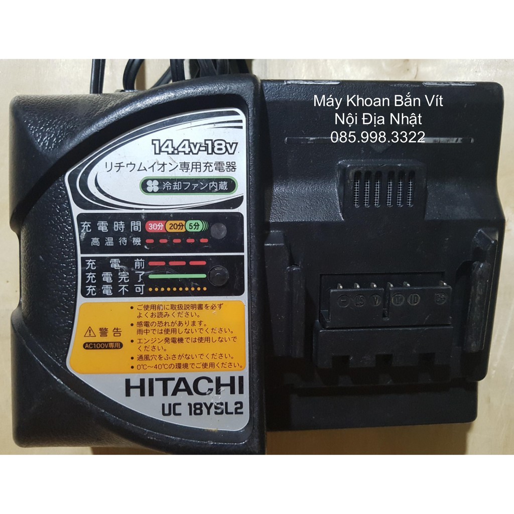 Sạc Zin Pin Hitachi 14.4V - 18V Li-Ion Sử Dụng Điện 110VAC