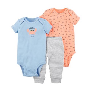Set 2 Body + quần mông thú Carter cho bé gái