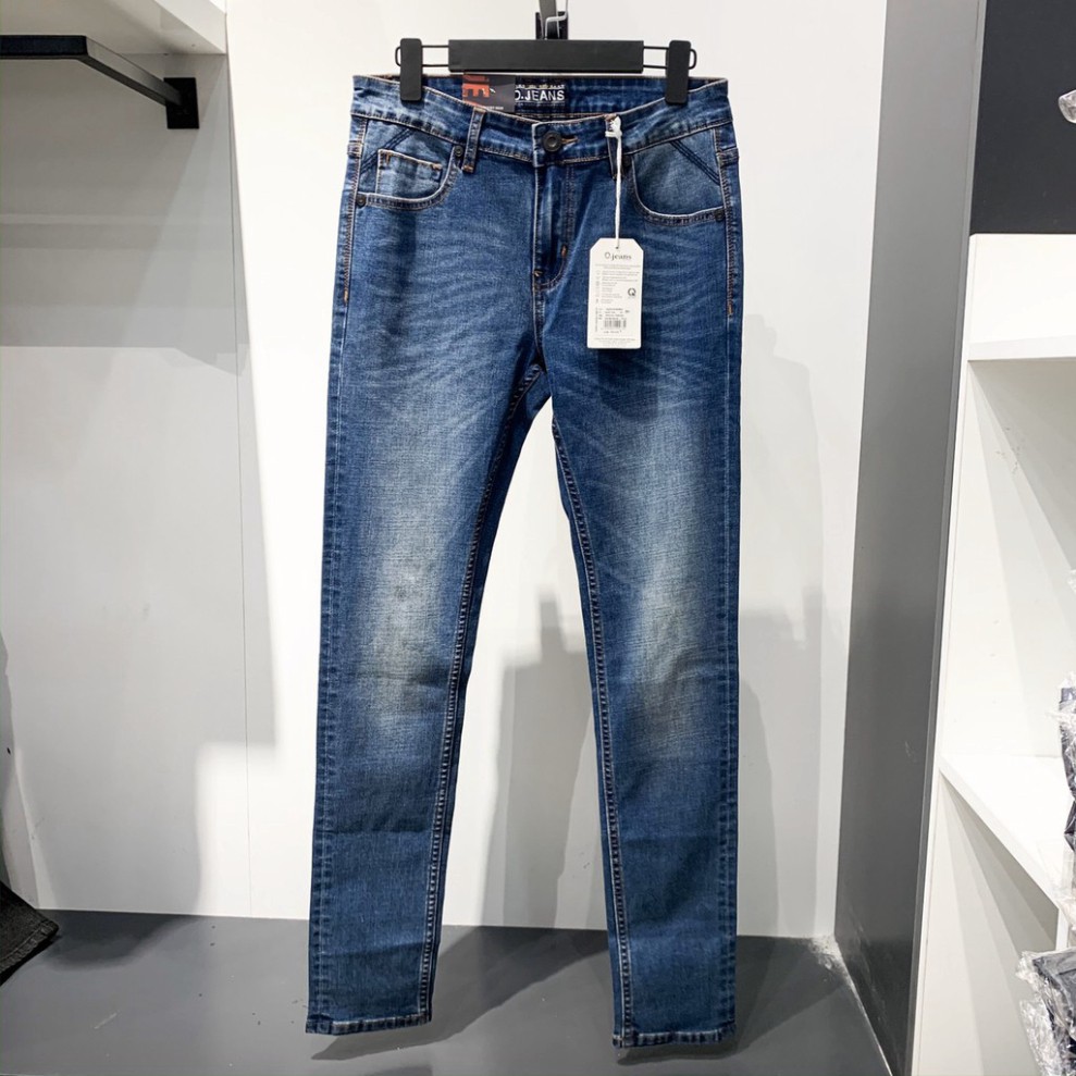 Quần Jean nam Ojeans ống ôm trẻ trung 20399 - XANH VỪA [Cam kết chính hãng]