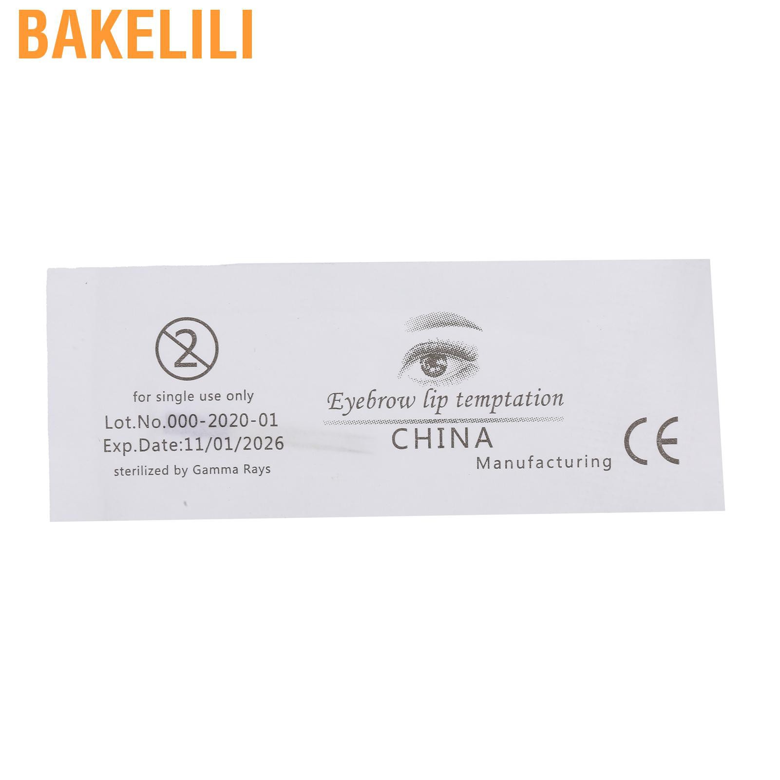 Bakelili Microblading Accessory  Professional Needle Fast Coloring Eyebrow Shader Tattoo (3 x 3R)