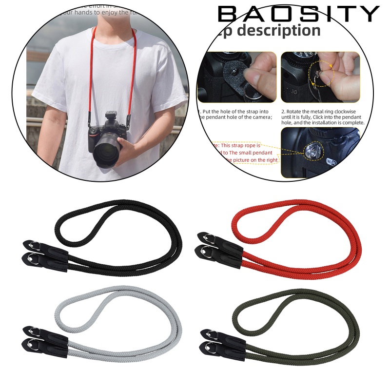 Dây Đeo Máy Ảnh Đeo Cổ 100cm Phong Cách Retro