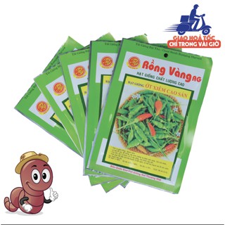 [HẠT GIỐNG ỚT XIÊM XANH] tỉ lệ nảy mầm cao, trái thơm ngon