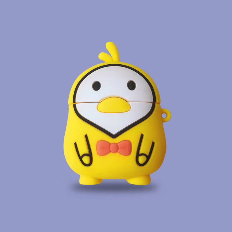 Vỏ Bảo Vệ Hộp Sạc Tai Nghe HiTune H3 Hình Vịt &amp; Poke Ball Dễ Thương