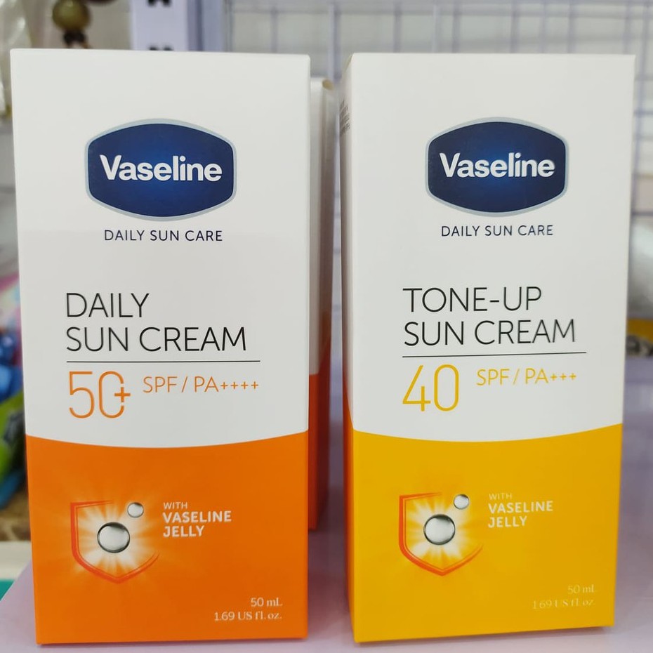 Kem Chống Nắng Vaseline Tone-Up Sun Cream SPF40 PA+++ 50ml & Kem Chống Nắng Vaseline Daily Sun Cream SPF50 PA++++ 50ml | BigBuy360 - bigbuy360.vn