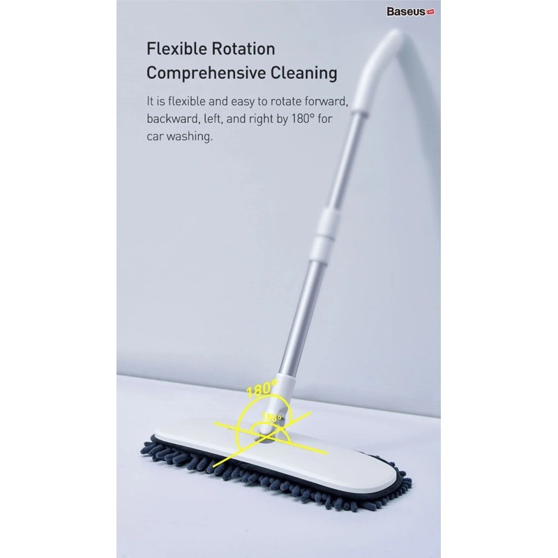 Chổi lau rửa, vệ sinh chuyên dụng cho xe ô tô Baseus Handy Soft Flat Mop