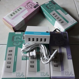 Cốc sạc nhanh remax ru01 5 cổng
