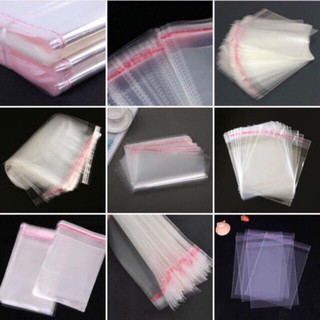 100 Túi nilong trong suốt dán miệng size nhỏ