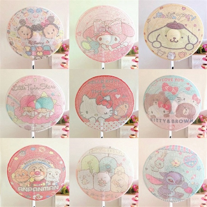 Tấm bọc quạt điện 53cm thiết kế hoạt hình bảo vệ ngón tay trẻ em | BigBuy360 - bigbuy360.vn