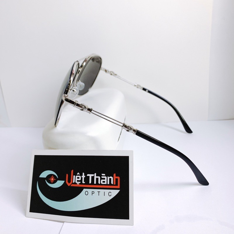 Kính Mát Tráng Gương Bạc Mắt Chéo Thời Trang Phi Công
