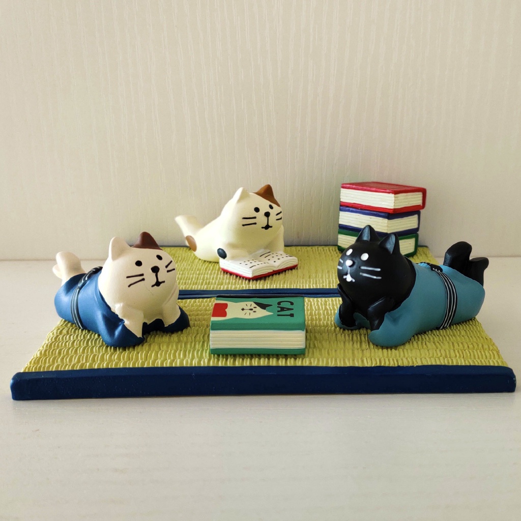 Trang Trí✿Vận Chuyển Phong Cách Nhật Bản D20-12❤Phụ Kiện Trang Trí Nhà Cửa Hình Mèo Đen Dễ Thương Bắt Mắt