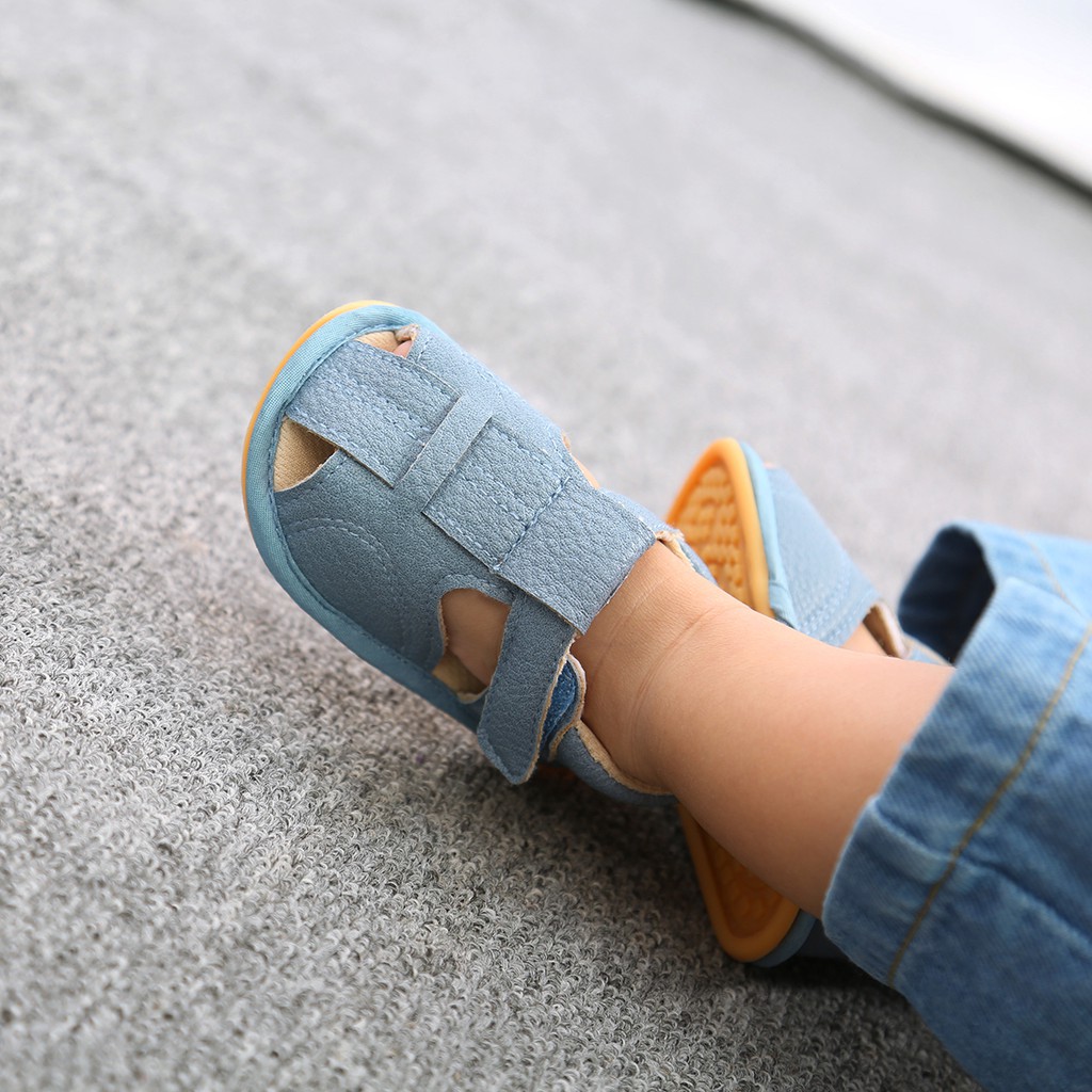 [Hàng cao cấp]Giày sandal tập đi cho bé đế cao su chống trơn trượt chất da mềm cực chất cho bé| Giày tập đi cho bé