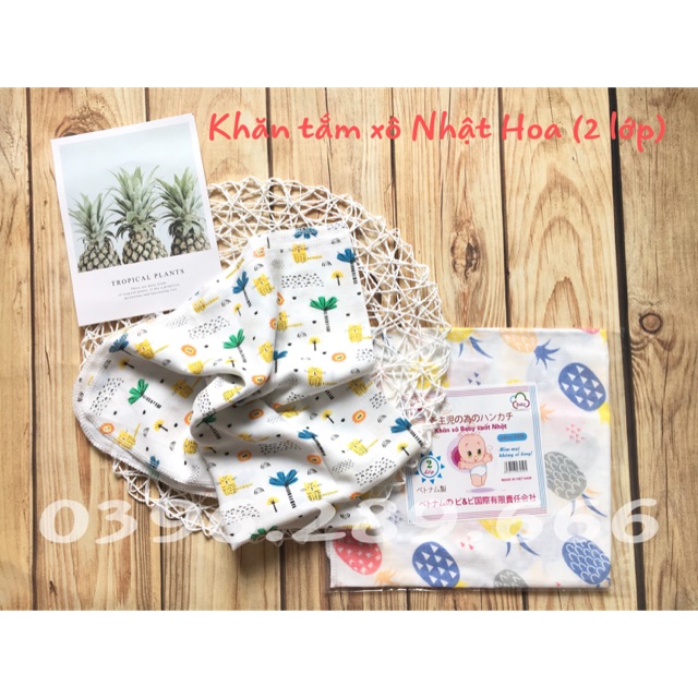 Khăn Tắm Nhật Hoa (2 lớp/4 lớp)