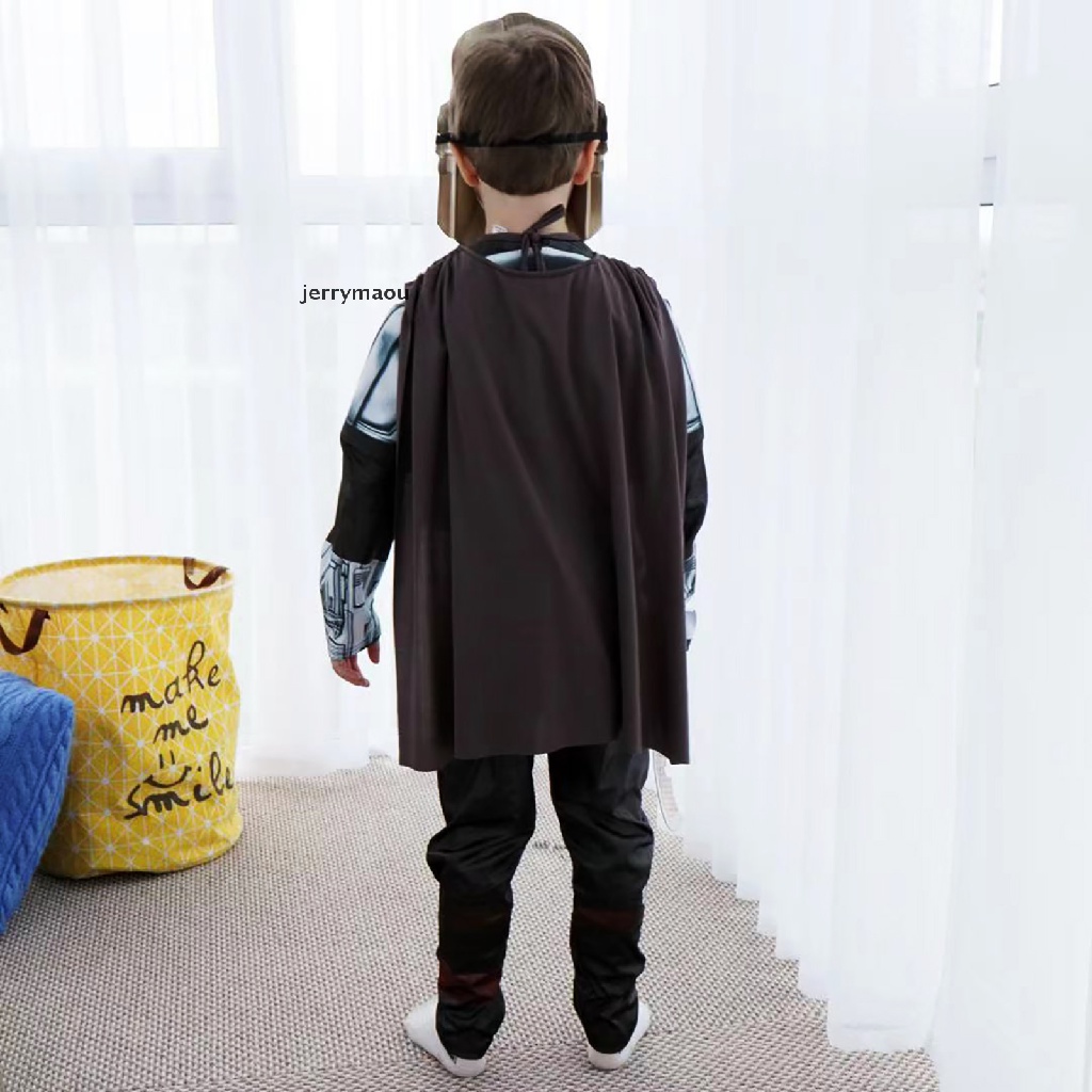 Bộ Đồ Hóa Trang Nhân Vật Mandalorian Trong Phim Star Wars Độc Đáo Cho Bé