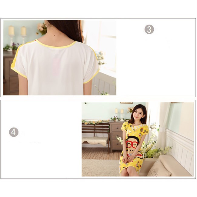 Kiểu Đồ Mặc Ở Nhà Dễ Thương Khỉ Vàng MS572