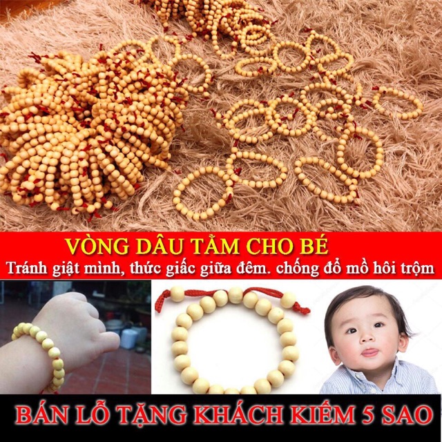 [SIÊU RẺ] Vòng Dâu Tằm Cho Bé