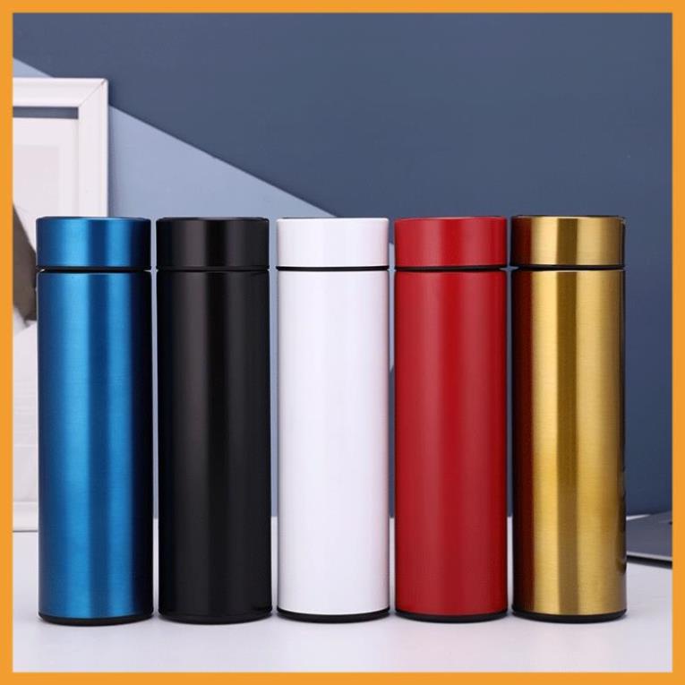 Bình Giữ Nhiệt Có Nắp Cảm Ứng Nhiệt Độ Inox 304 Cao cấp - 500ml