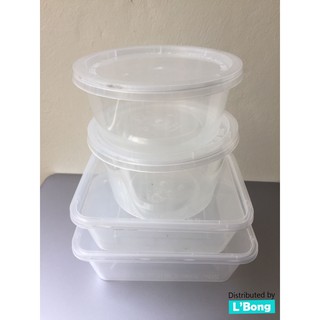 (Combo 100 cái) Hộp đựng thức ăn tròn 350ml