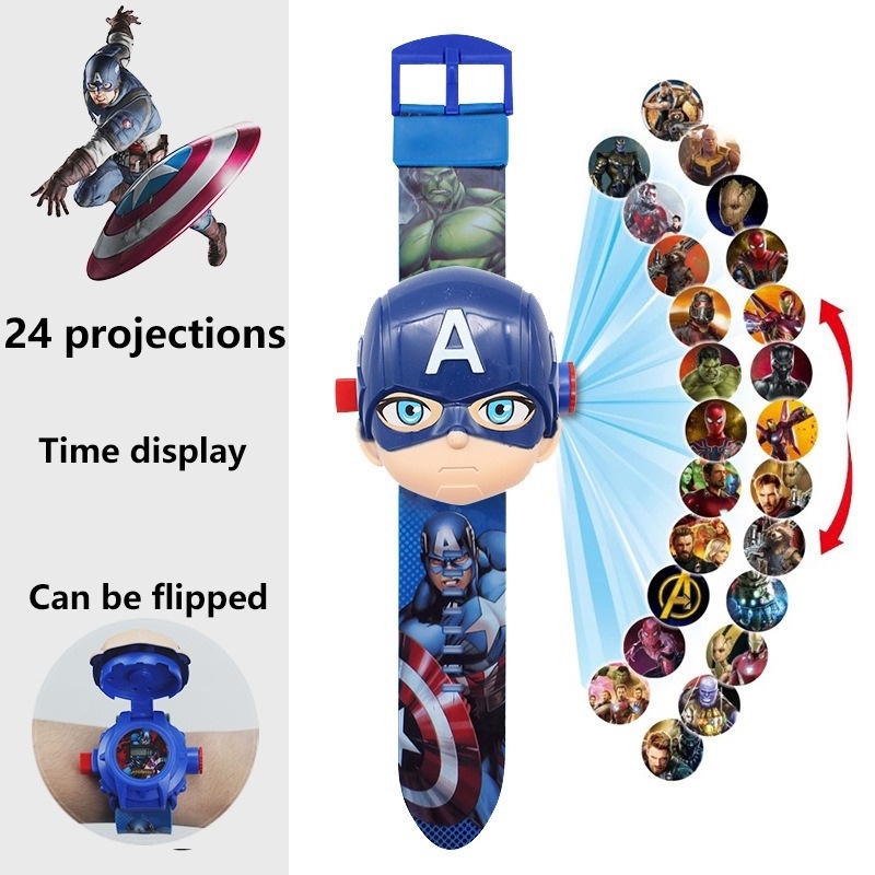 DISNEY Đồng Hồ Kỹ Thuật Số 11 Họa Tiết Hoạt Hình 3D Cho Bé